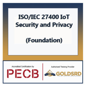 ISO/IEC 27400 IoT Security and Privacy Pages ( Foundation ) 2 Days